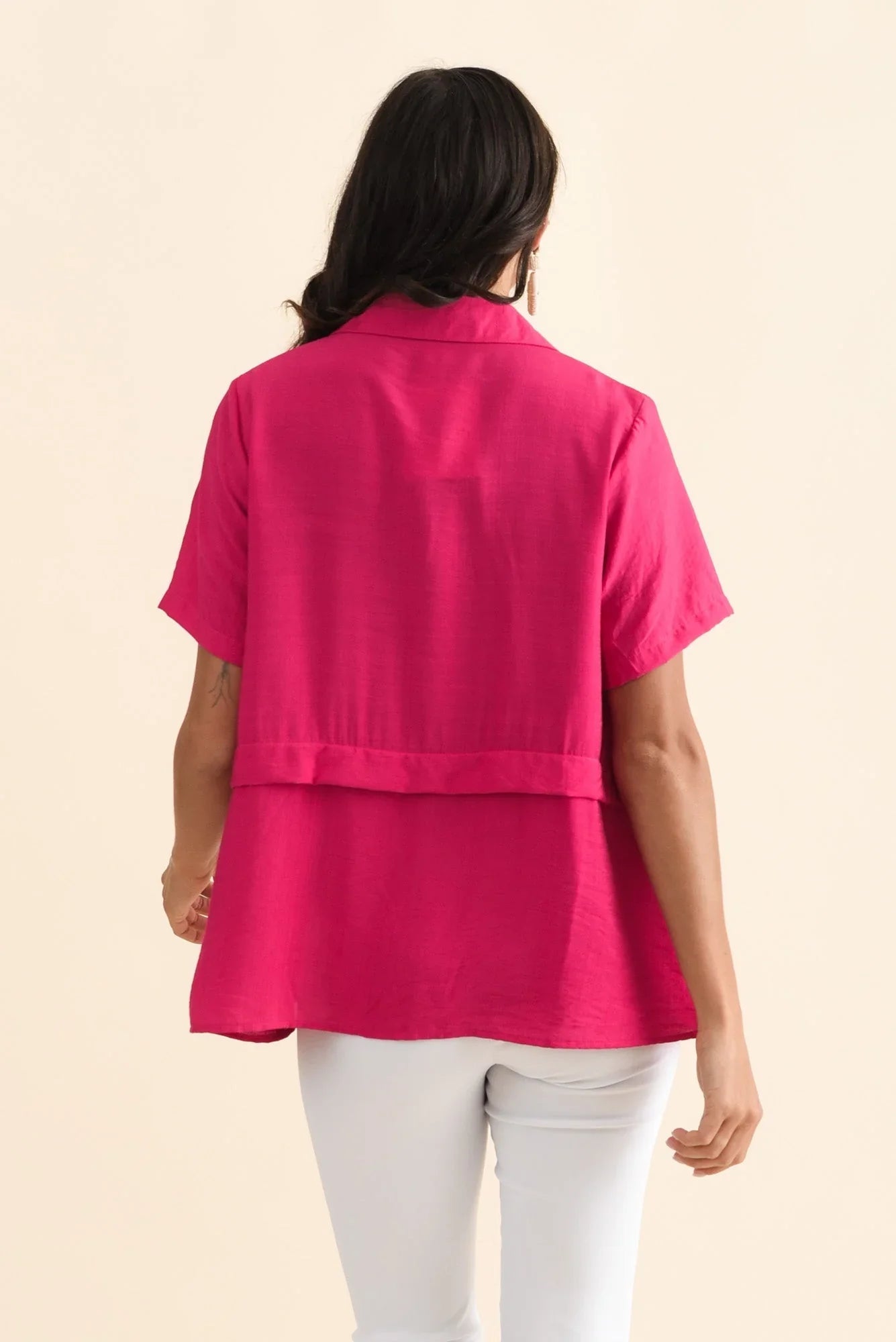 Layered Top - Hot Pink