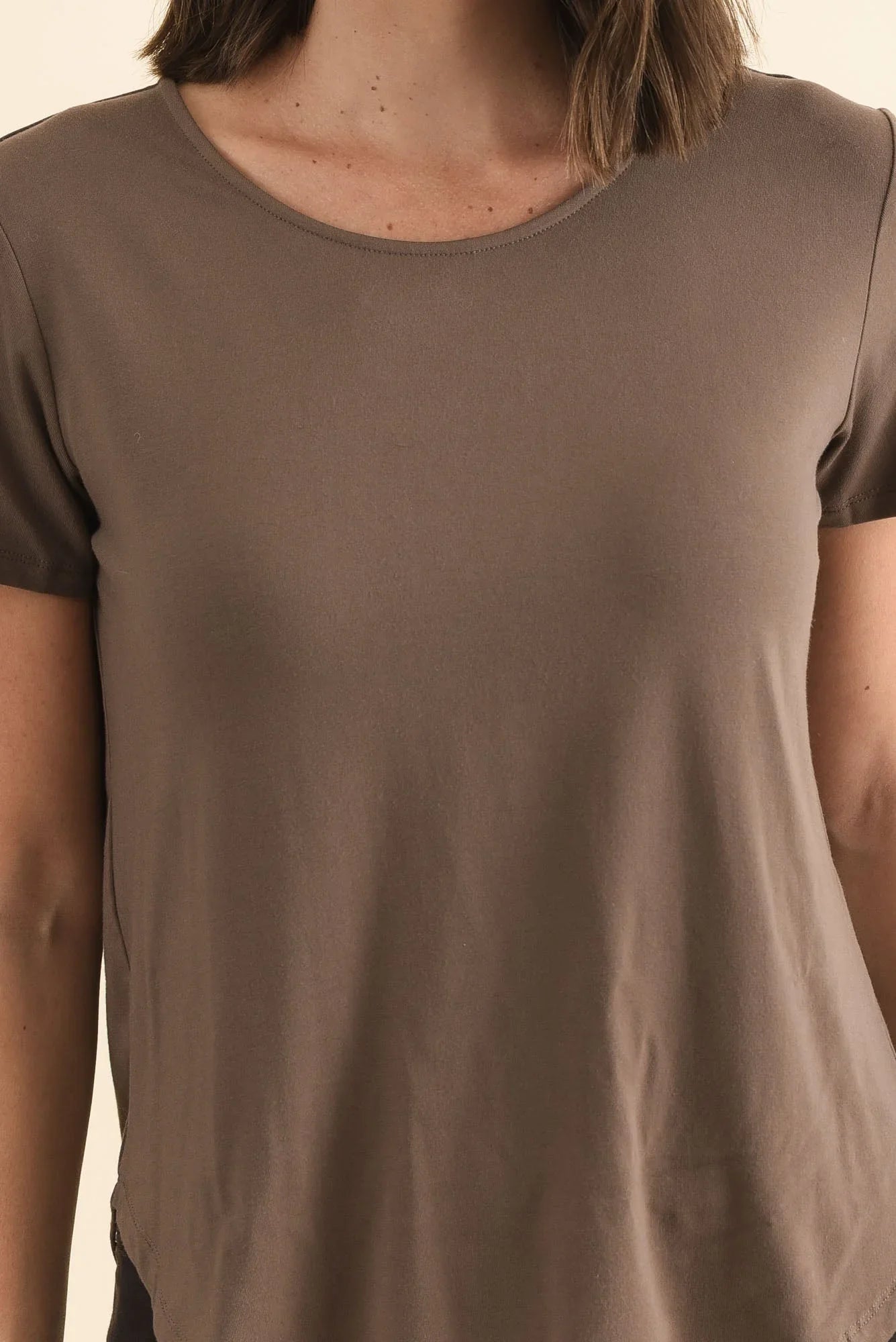 Bamboo Tee-Chocolate