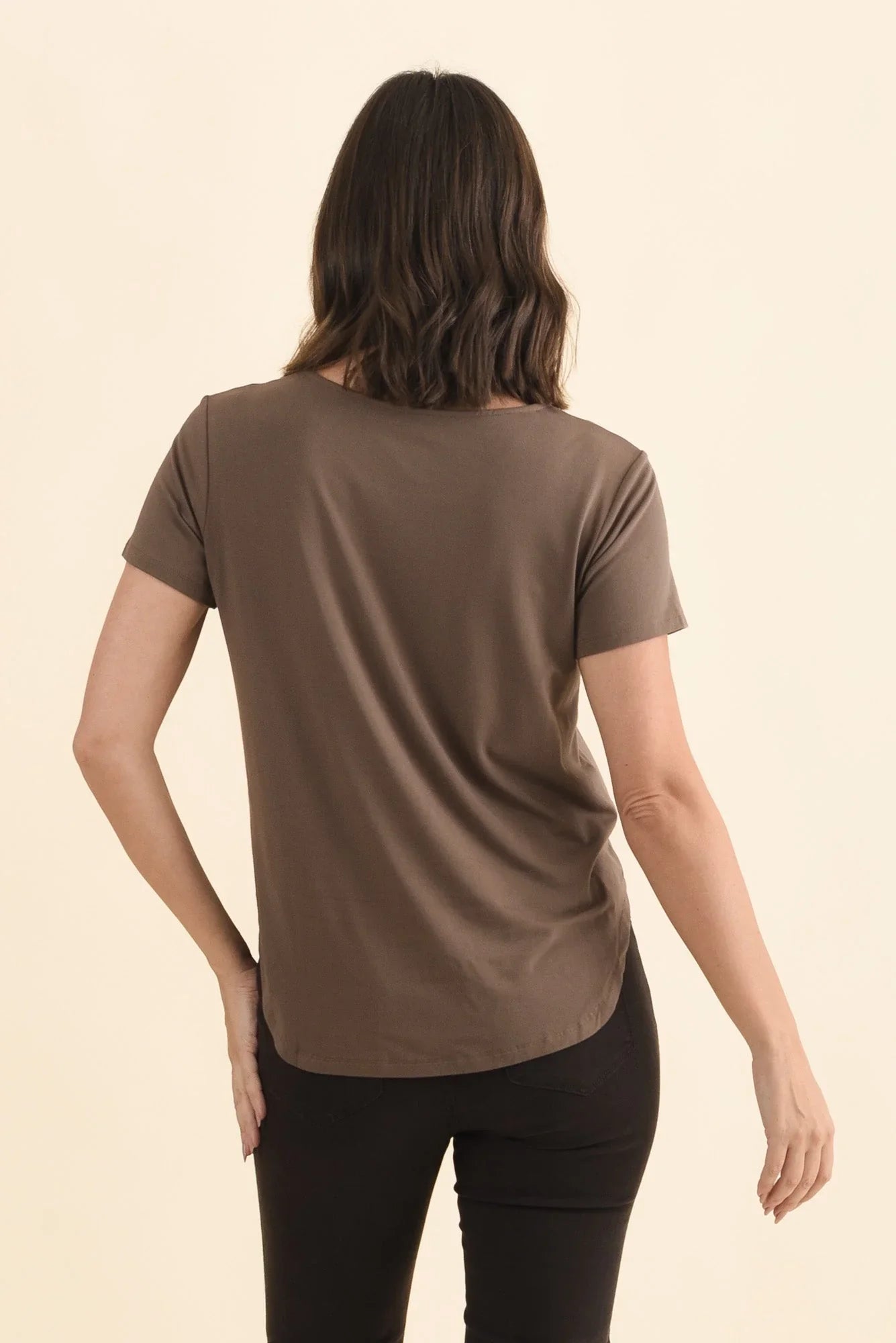 Bamboo Tee-Chocolate