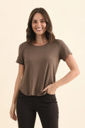 Bamboo Tee-Chocolate