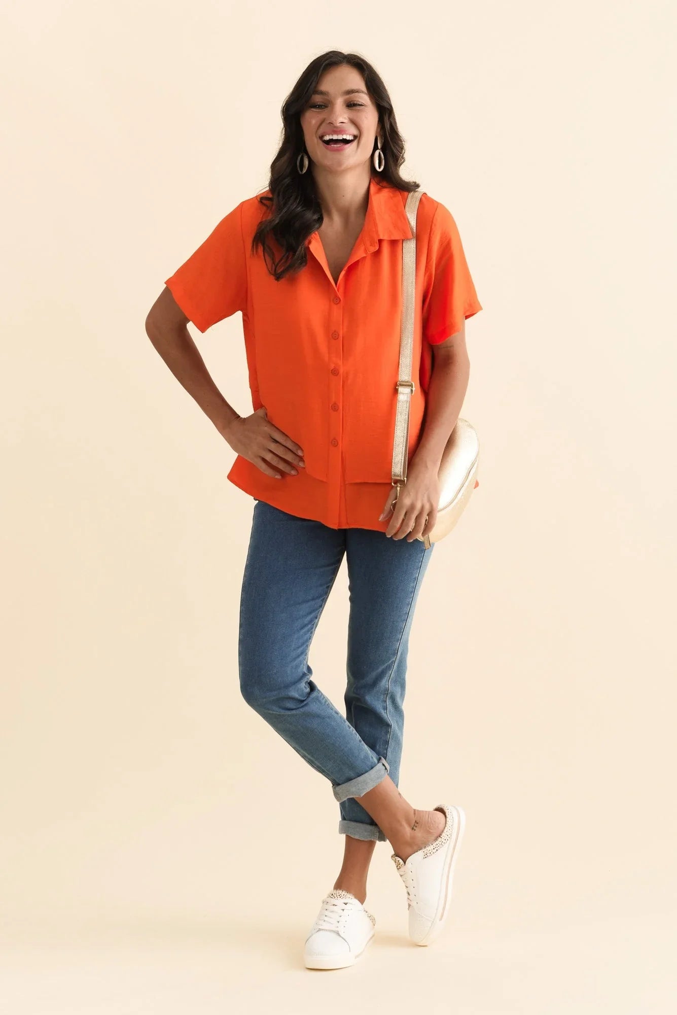 Layered Top - Orange
