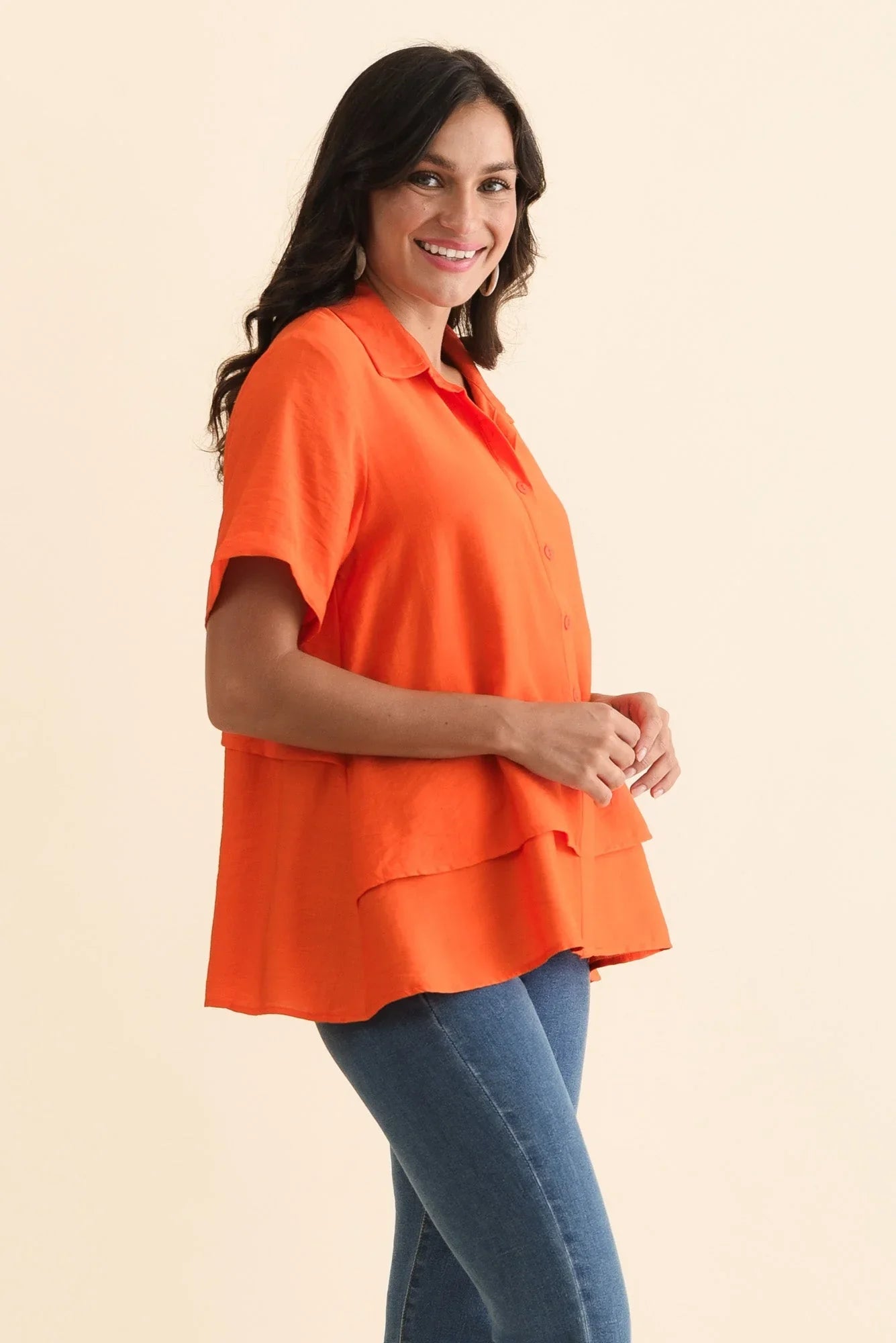 Layered Top - Orange