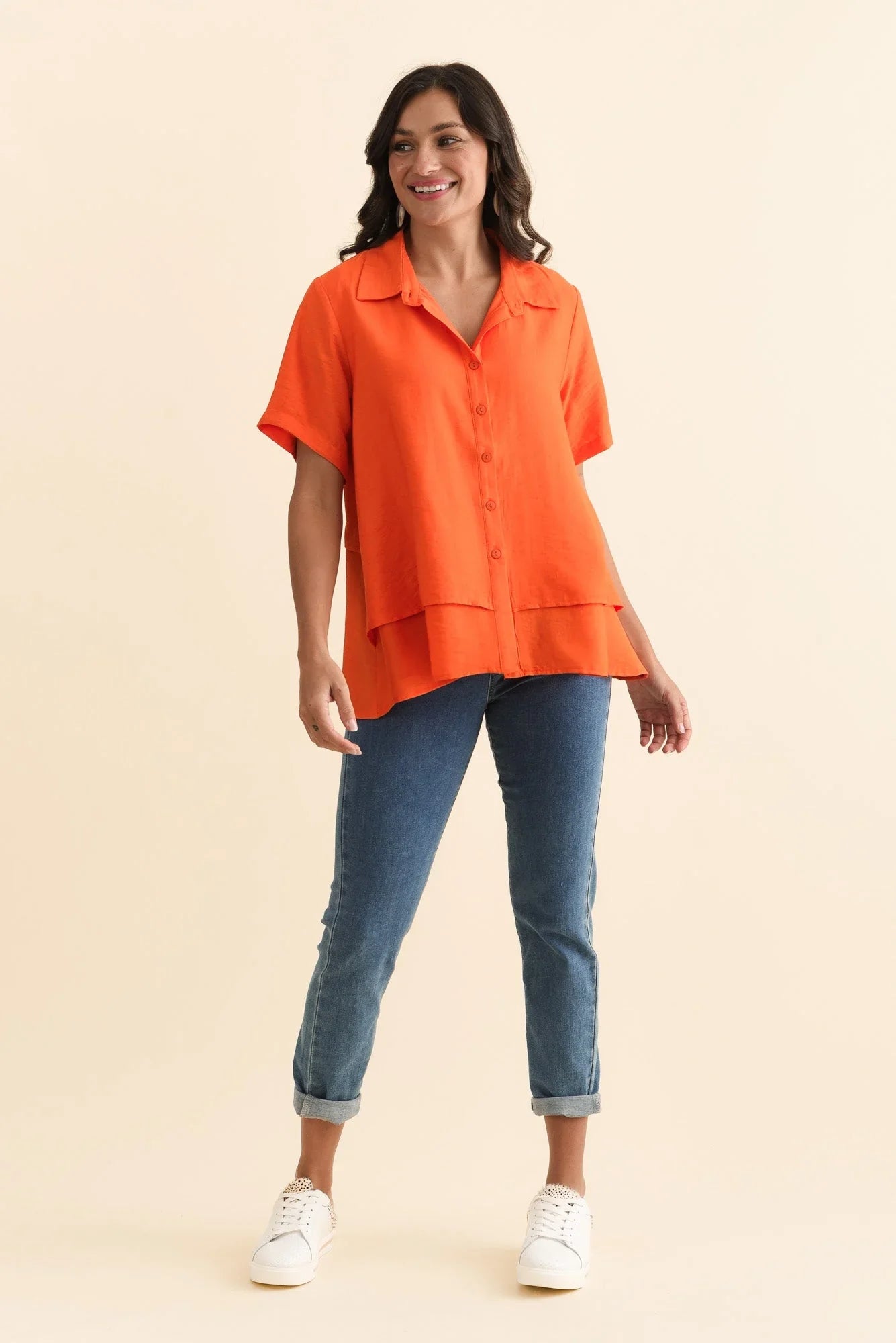 Layered Top - Orange