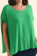 Drape Top-Green